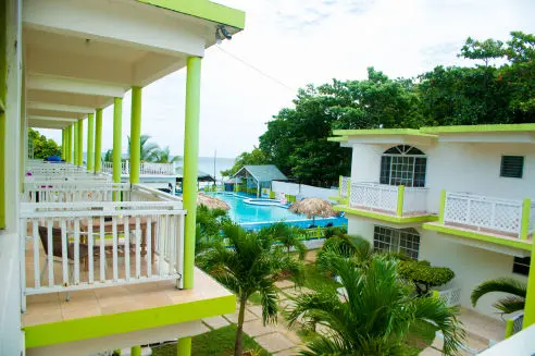 Caribbean Sea at Fun Holiday Beach Hotel Negril Jamaica
